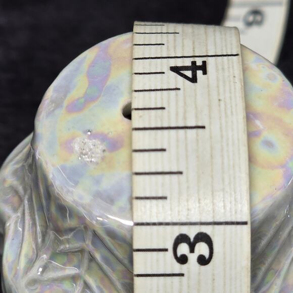 Retro Pearl Chevron Patterned Ceramic Salt & Pepper Shaker Kitchen Decor - Picture 6 of 10